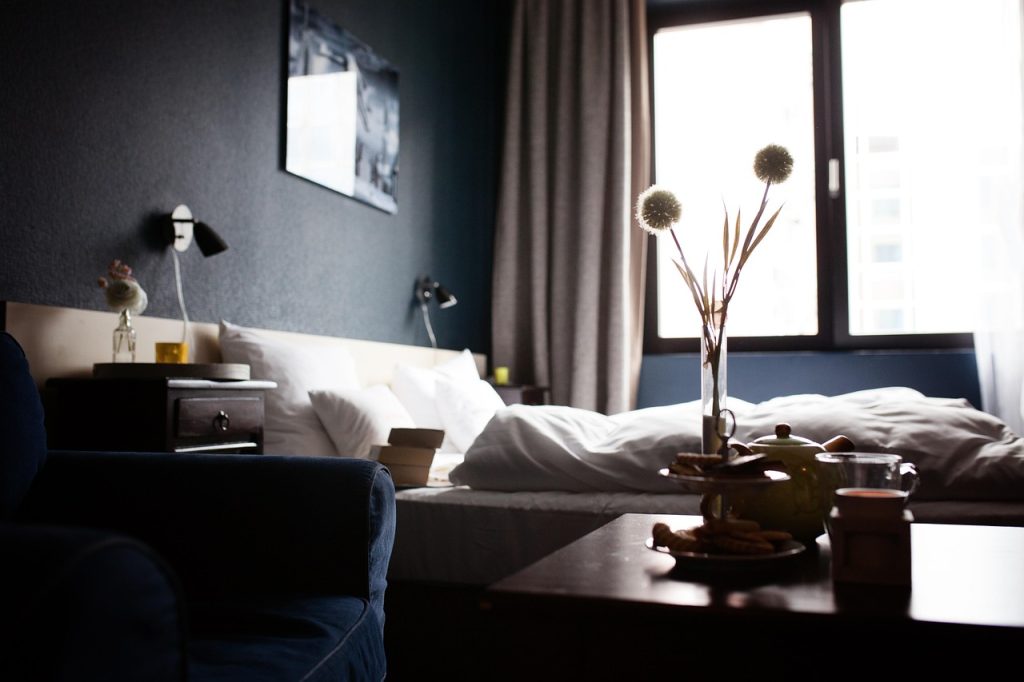 Luxury hotel room