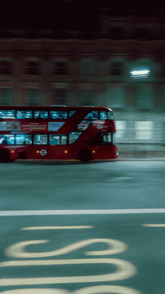 Hop-on, hop-off bus while traveling 