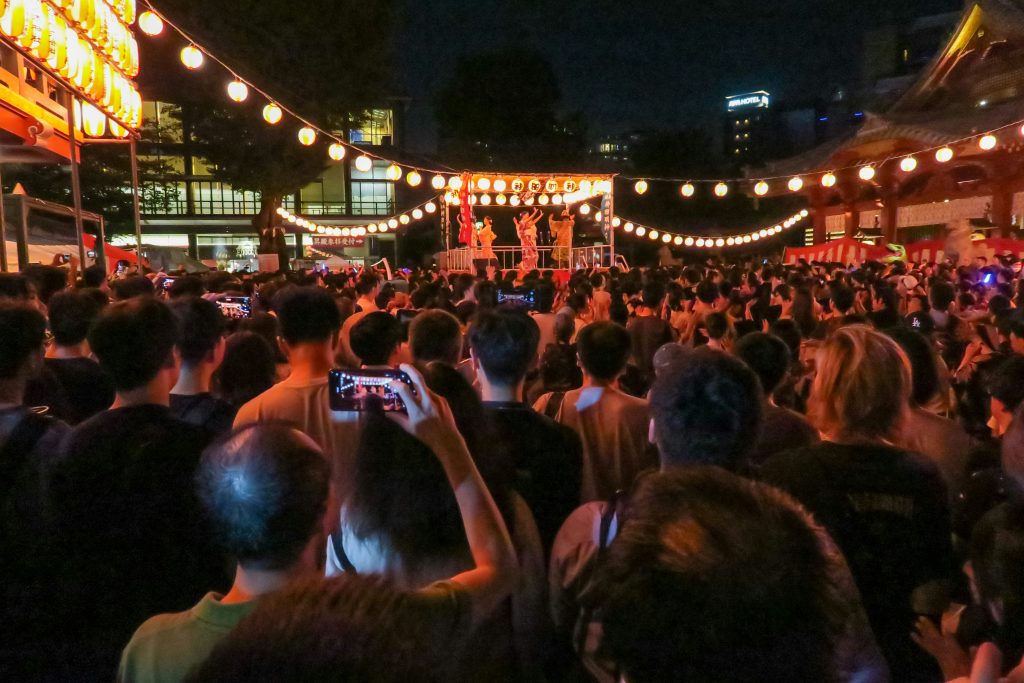 City nightlife and concert