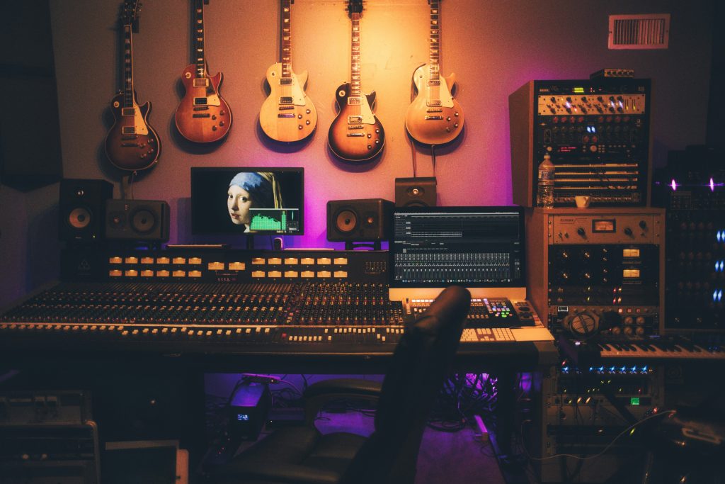 Music studio in Nashville