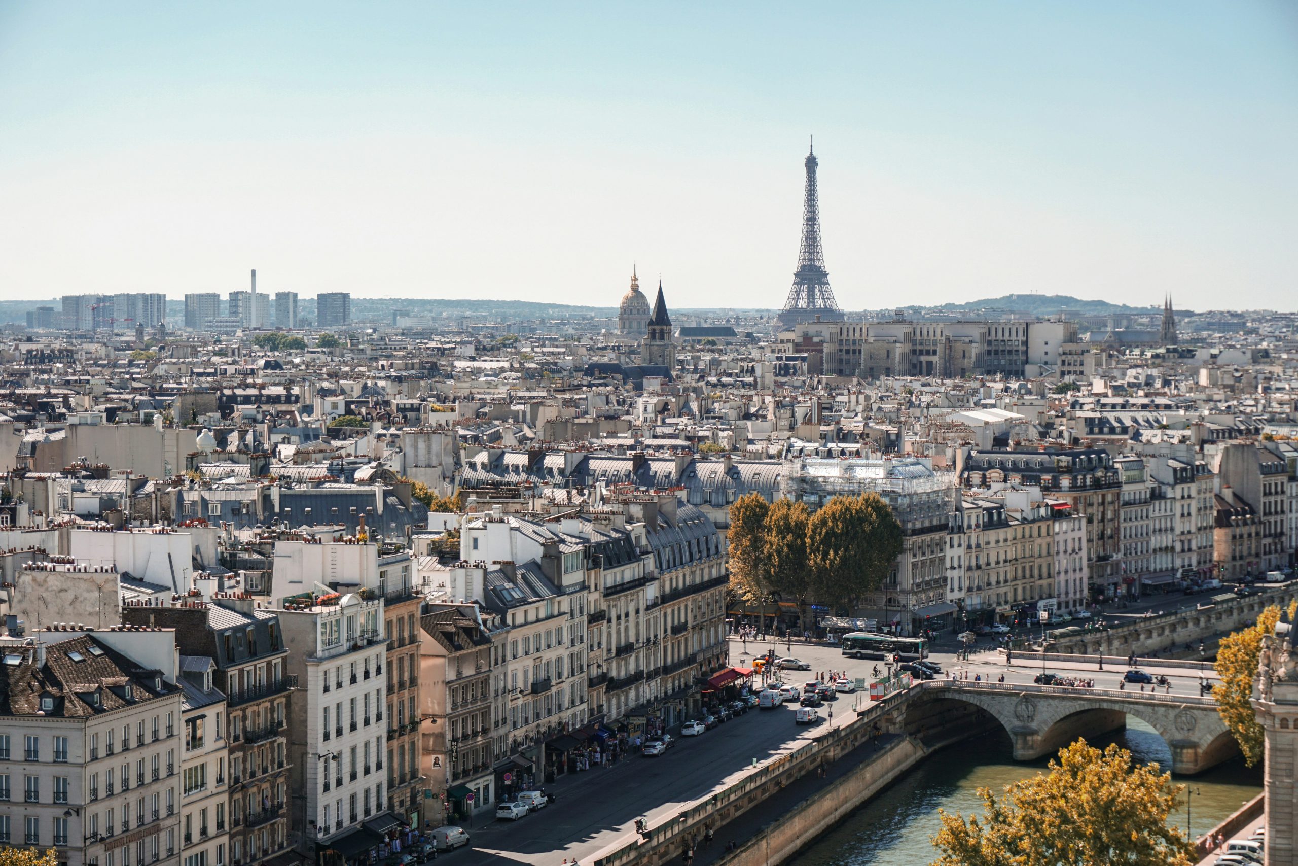 The paris skyline